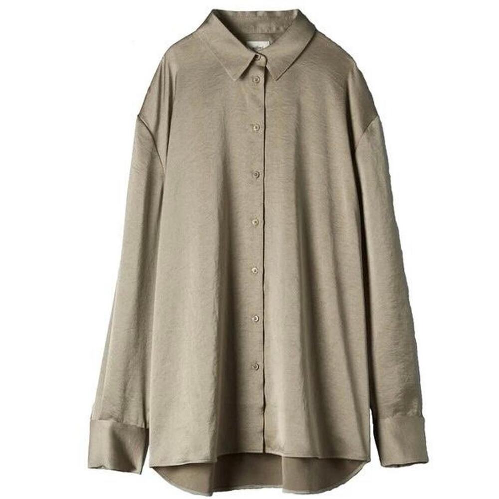 Aritzia Wilfred Louvre Blouse in Sage Green, Oversized — XS